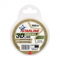 Леска IAM 3D Fishing Line 150m, диаметр 0,28 мм Хамелеон