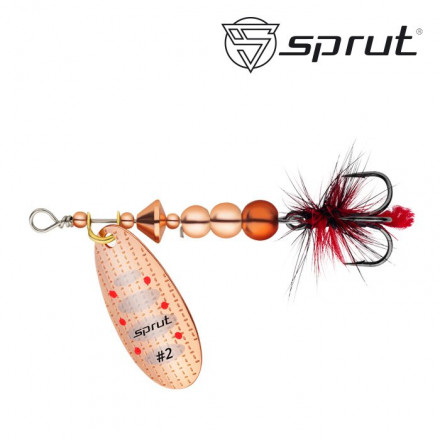 Блесна Sprut Caspia Spinner №2 4.5г/C