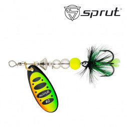 Блесна Sprut Caspia Spinner №2 4.5г/FT