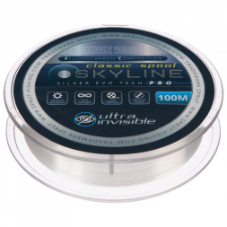 Леска SPRUT Skyline Fluorocarbon Composition EvoTech Classic Silver 0.405 100м