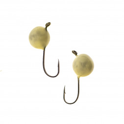 Мормышка вольфрамовая Lumicom Дробинка с ушком Ф4.5 обмазка фосфор P