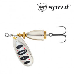 Блесна Sprut Livia Spinner №3 10г/SBK