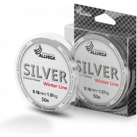 Леска Allvega Silver 0.09 50м